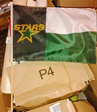 2- Increíbles banderas de estrellas de Dallas. 1 para la casa, 1 para el coche. Muestra tu espíritu