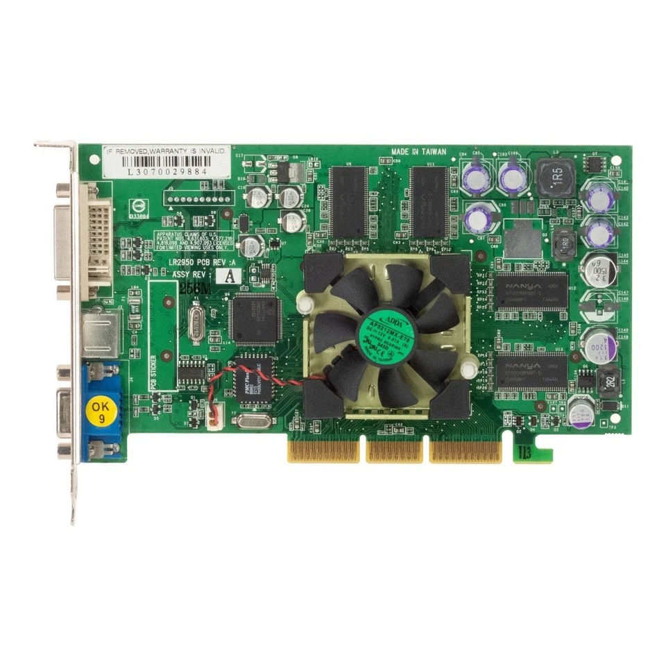 Graphic Card Leadtek Nvidia Geforce Fx 5600 256MB LR2950 AGP - Image 3 of 3