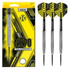 Harrows NX90 - Steel Tip Darts - 90% Tungsten - 26g