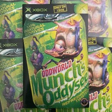 Oddworld: Munch's Oddysee Microsoft XBOX Instruction Manual Only