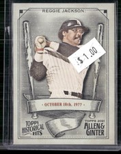 2021 Topps Allen & Ginter #HH-3 Reggie Jackson Historical Hits