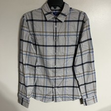 Mens Apt. 9 Standard Fit Premier Flex Untucked Fit Size Medium Long Sleeve Shirt