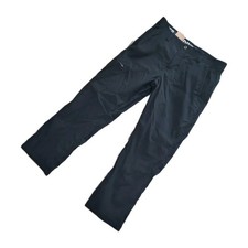 NEW Eddie Bauer Men's 34x30 Rainier Fleece-Lined Black Pants NWT