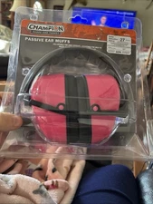 CHAMPION Range & Target 42821 Passive Ear Muffs Hot Pink One Size NEW