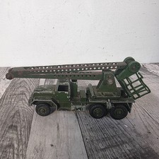 Dinky Supertoys 667 Military Missile Servicing Platform. Missing a strut.