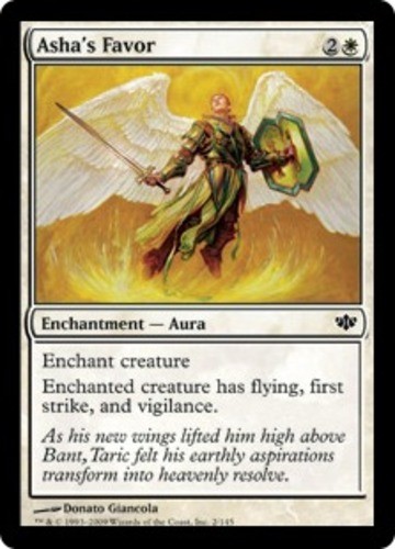 MTG - Asha's Favor - Conflux - NM, English Magic FLAT RATE SHIP - Bild 1 von 1