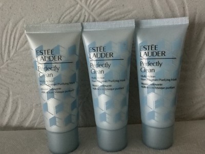 3 x Estée Lauder Perfectly Clean Multi  Cream Cleanser/Purifying Mask 30ml/ea