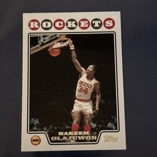 Hakeem Olajuwon 2008-09 Topps #195 Rockets NBA