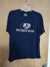 Mossy Oak Blue T Shirt size XLarge