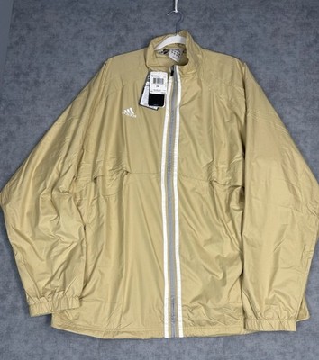 Adidas Climalite Windbreaker Jacket 2XL Sandstorm Full Zip NWT 2007