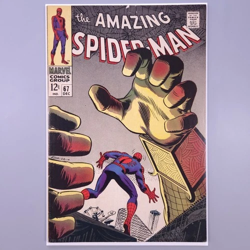 Amazing Spider-Man #67 FN/VF Marvel 1968 Mysterio App Classic Cover Silver Age