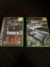 Xbox Original Games Need For Speed Most Wanted / Tom Clancy’s Rainbow Six 3