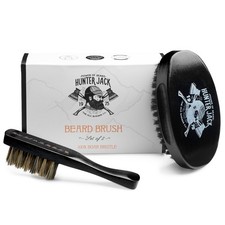 Beard Brush for Men - Natural Boar Bristle Mustache Brush Kit - Premium Groom...