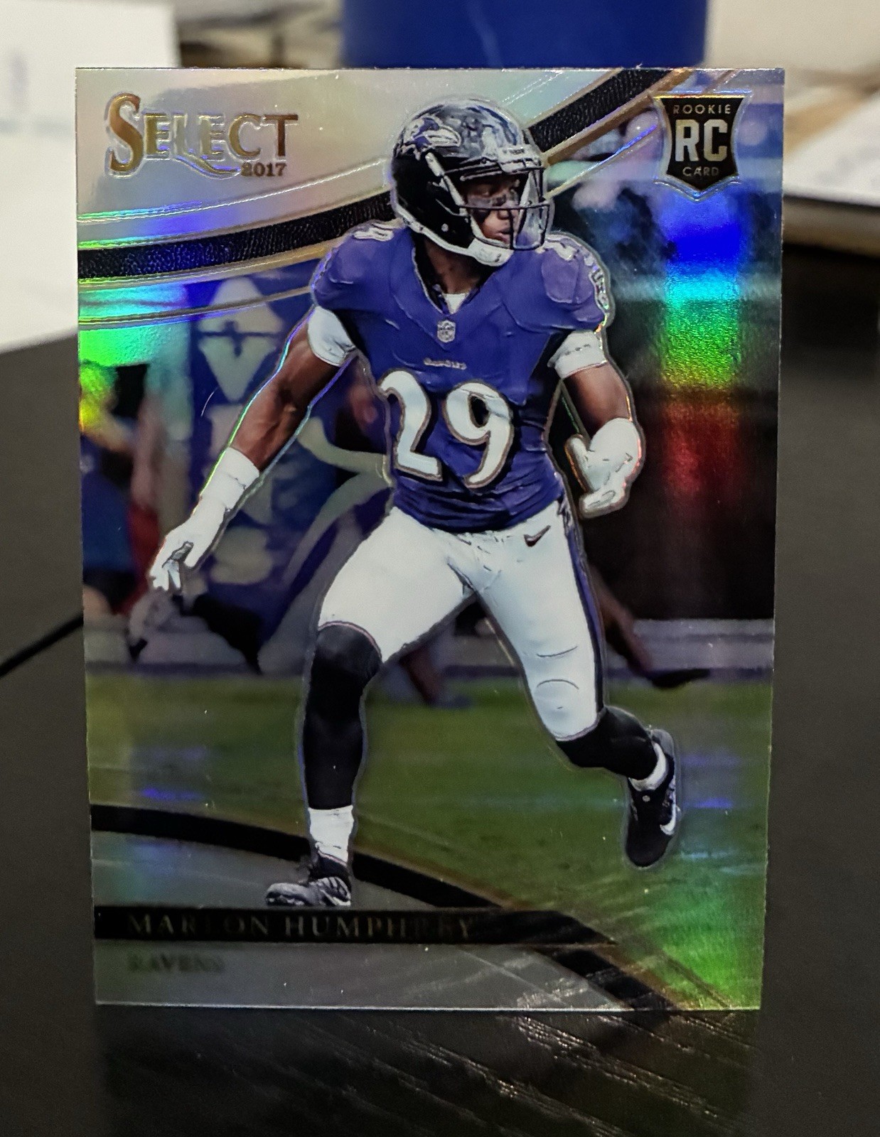 Marlon Humphrey  2017 Panini Select - Field Level #251 Silver Prizm (RC) Ravens