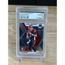 2020 Panini Mosaic Joe Burrow RC PSG 10