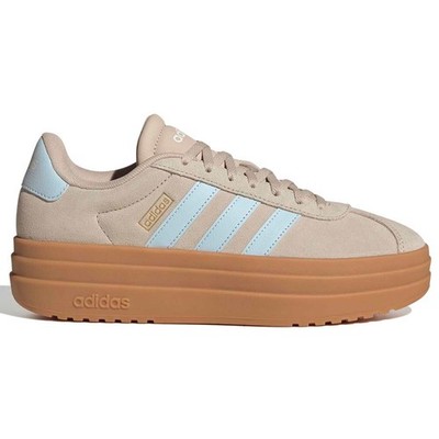 adidas Damen Sneaker VL COURT BOLD beige h-blau Plateau Gr. 38 - 41 / UK 5 - 7,5