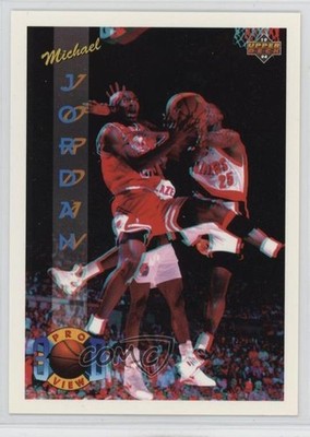 1993 Pro View 3D Michael Jordan (Promo; Right Shoe Totally Visible on Back) 04gw