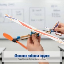 Aliante Schiuma Lancio Aereo Manolyee Aereo Volante, Aliante Di Aeroplano In Schiuma Set Di 1205085