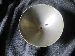 Vintage Miner's Lamp 7 Inch Reflector.