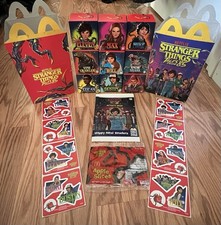 McDonald s 2026 Stranger Things Tales from 85 Complete Set Toys Stickers Boxes