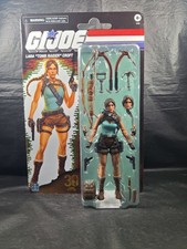 G.I. JOE TOMB RAIDER LARA CROFT CLASSIFIED SERIES RETRO CARD 30TH ANNIVERSARY