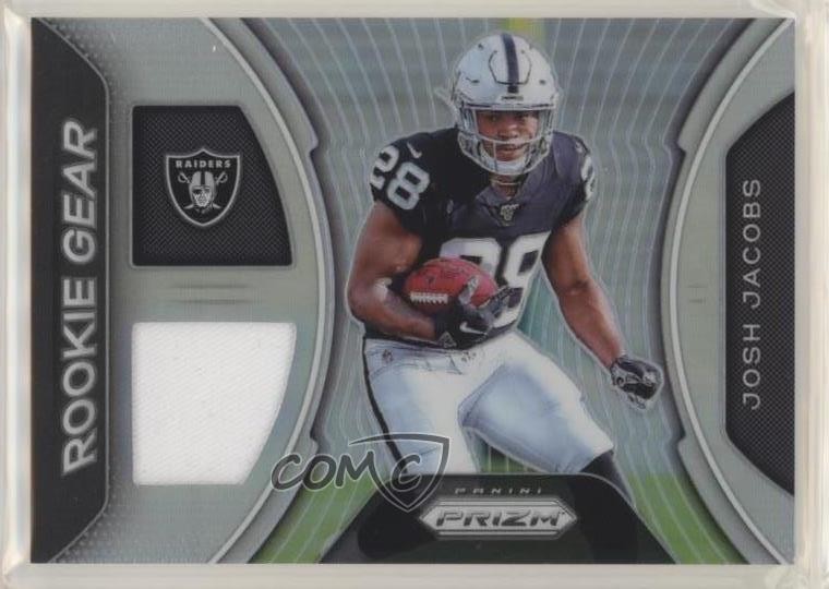 2019 Panini Prizm Rookie Gear Josh Jacobs #RG-JJ 2r7