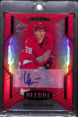 2020-21 Upper Deck Allure - Rookie SP Gustav Lindstrom #116 Red Rainbow...