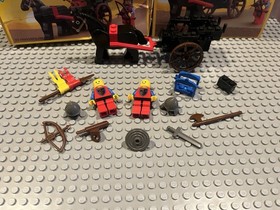 Vintage LEGO 6022 Castle Lion Knights Horse Cart w/ Box Manual 1984 Rare