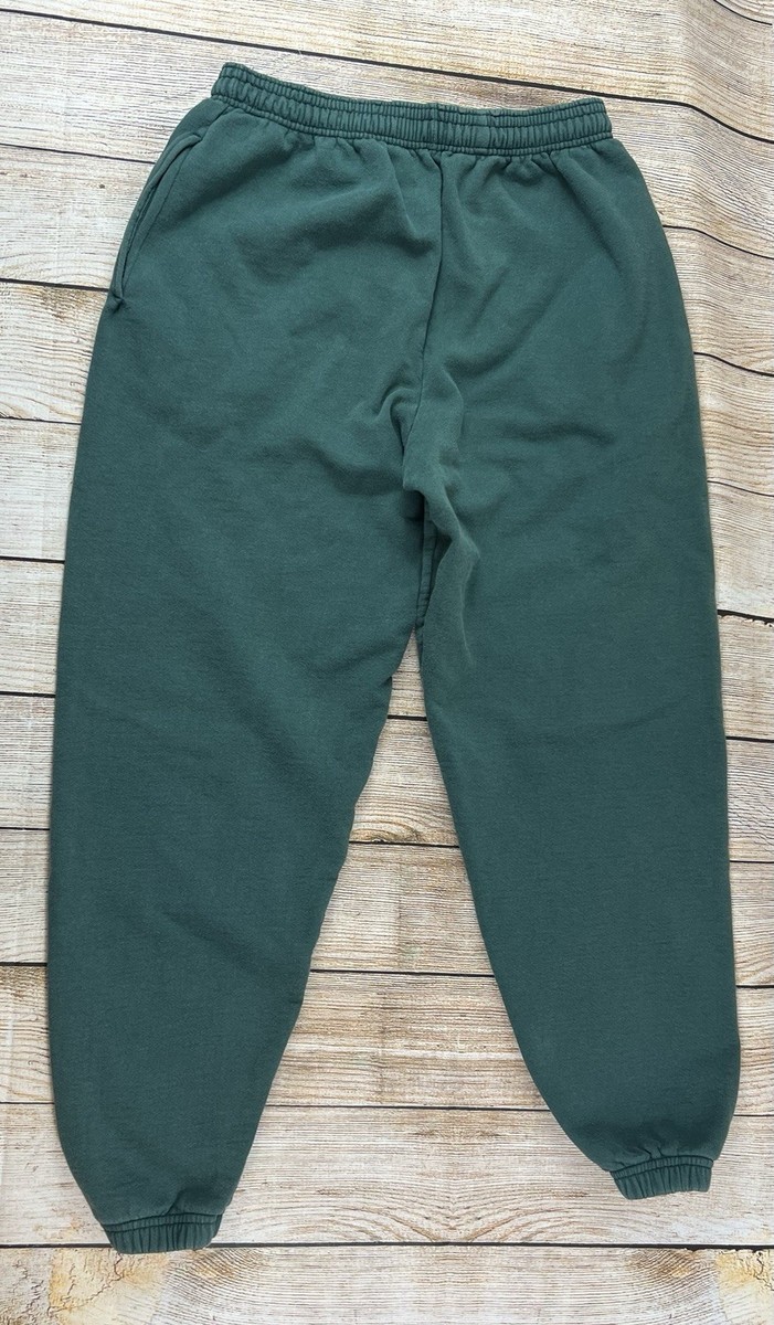 Vintage 90s Nike Forest Green Swoosh Sweatpants Joggers Size Large