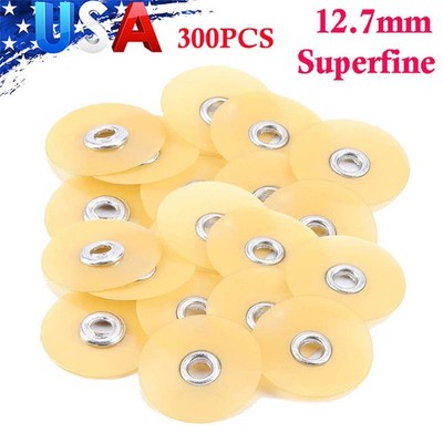 Dental SOFLEX Discs Composite Finishing Polishing Discs 12.7mm Superfine 300pcs