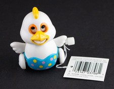 Vintage Easter Unlimited Wind Up Toy Cute Chick in Polka Dot Egg