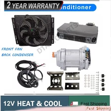 DC 12V Cool&Heat Underdash Electric Air Conditioner Universal Auto Car A/C Kit