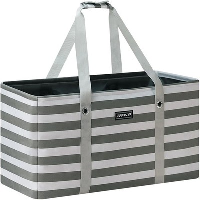 Stand Up Extra Large Utility Tote Bag, Foldable Reusable Grocery Bags with Me...
