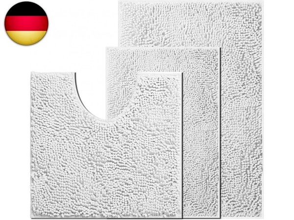 Badematte Rutschfest, Weicher Badezimmerteppich-Wasserabsorbierend Badematte,-image