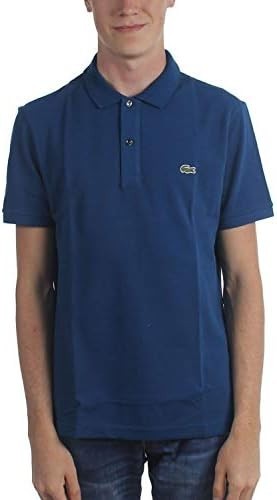 Lacoste - Mens Slim Fit Polo in Petit Piqu Blue Size L 16090₽