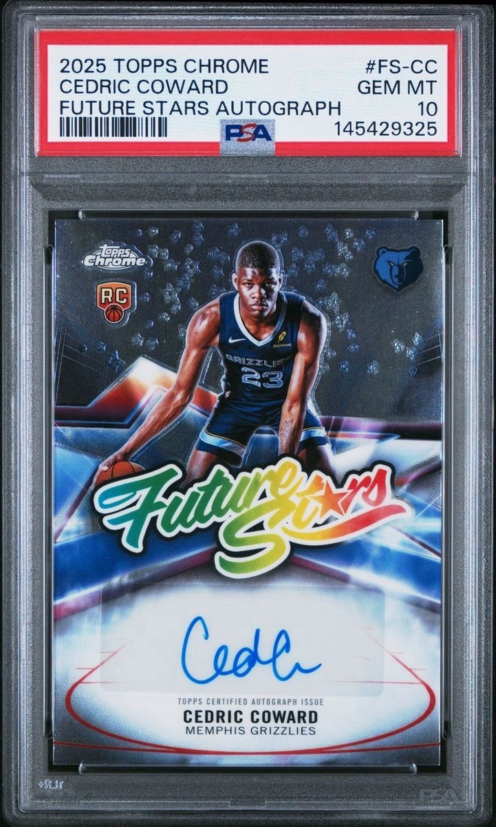 2025-26 Topps Chrome - Future Stars Autographs Cedric Coward #FS
