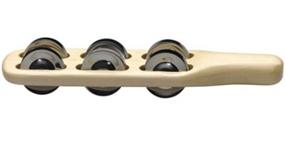 Stagg JSK-6/WD Holz Jingle Stick mit 6 Schellen-Paaren