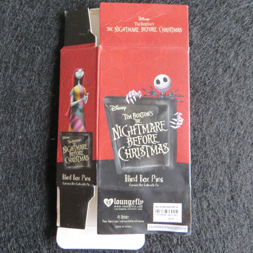 ZERO 2016 Loungefly Hot Topic Nightmare Before Christmas Disney Pin