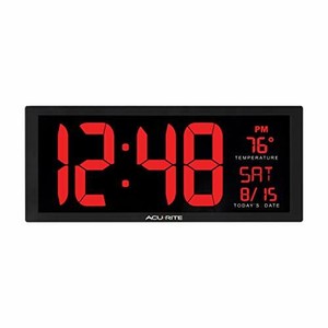 Big Digital Wall Clock Large Led Display School Office Electronic W Temperature 72397751278 Ebay