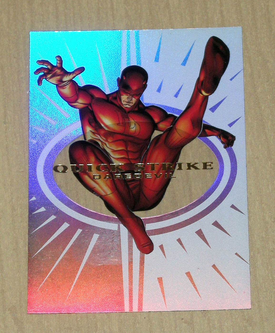 2013 UD Marvel Fleer Retro Quick Strike insert card DAREDEVIL #4