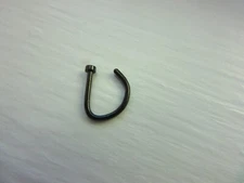 Stainless Steel Non-Piercing Nose Clip for Men Black New Ships next day
