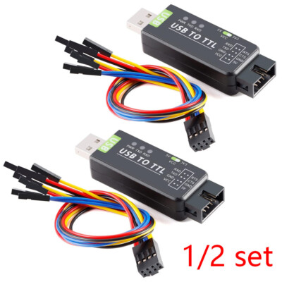 1/2x Industrial FT232RL Chip UART Serial Module USB to TTL Converter STC 5V/3.3V