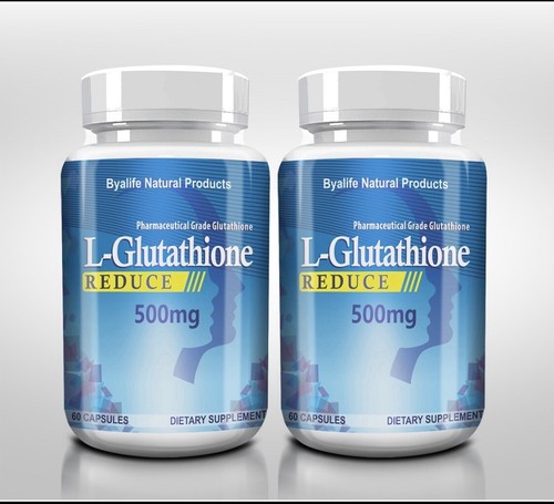 2 PACKS GLUTATION 120 PILLS 500 MG POWERFUL ANTIOXIDANT USA - Picture 4 of 4