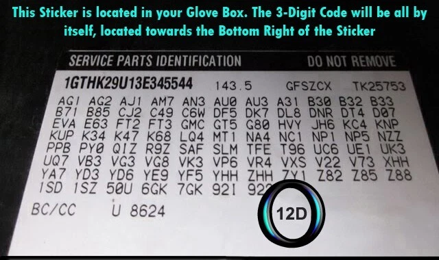 Silverado Sierra Tahoe 2000-2002 guantera compartimento gris oscuro 12C/12D/122 OEM Foto 2 de 4