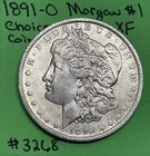 1891 O Morgan Dollar XF Extra Fine 90% Silver $1 Better Date Super Nice Coin!