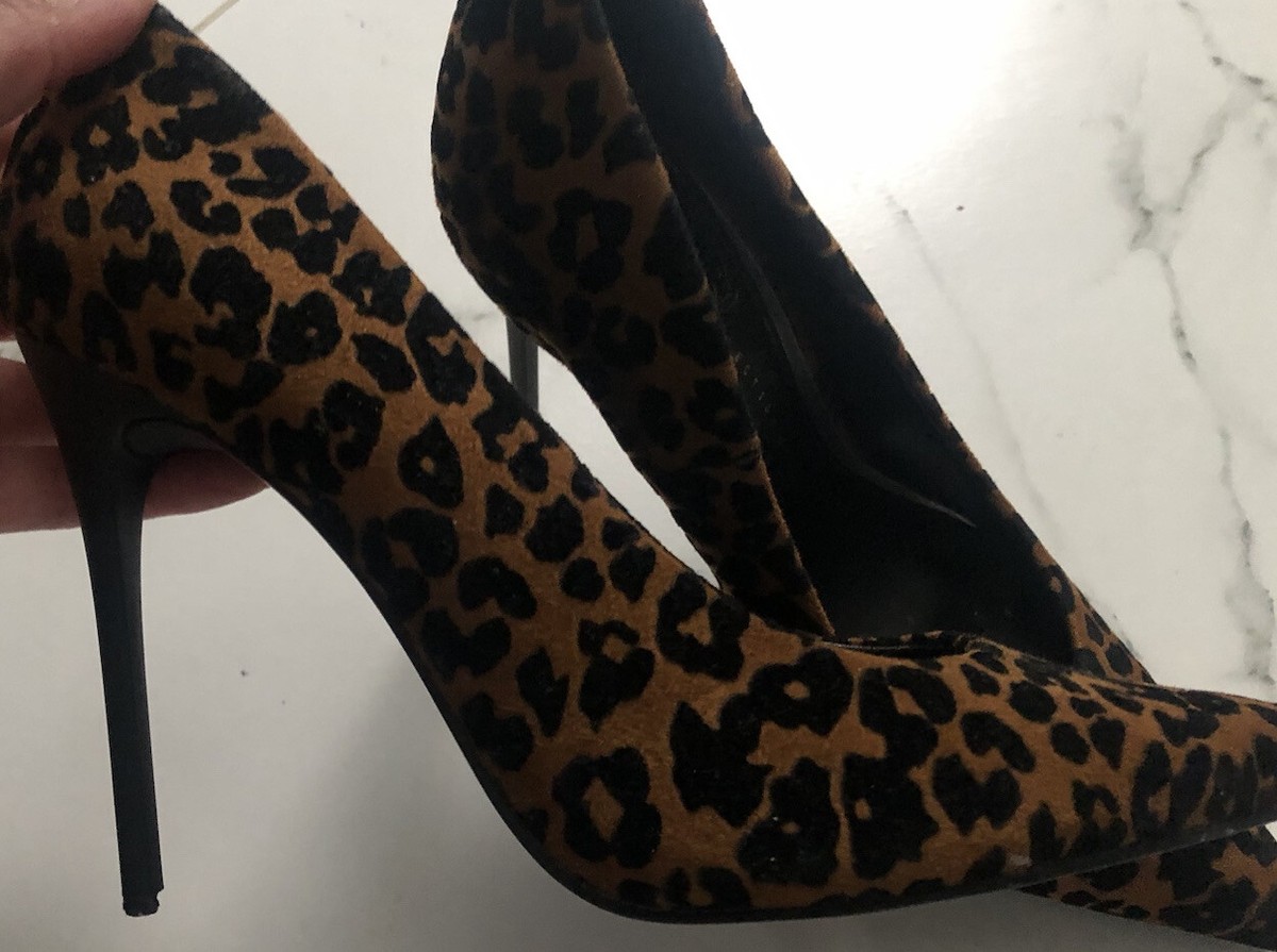 Zara Leopard Pumps (Heels)