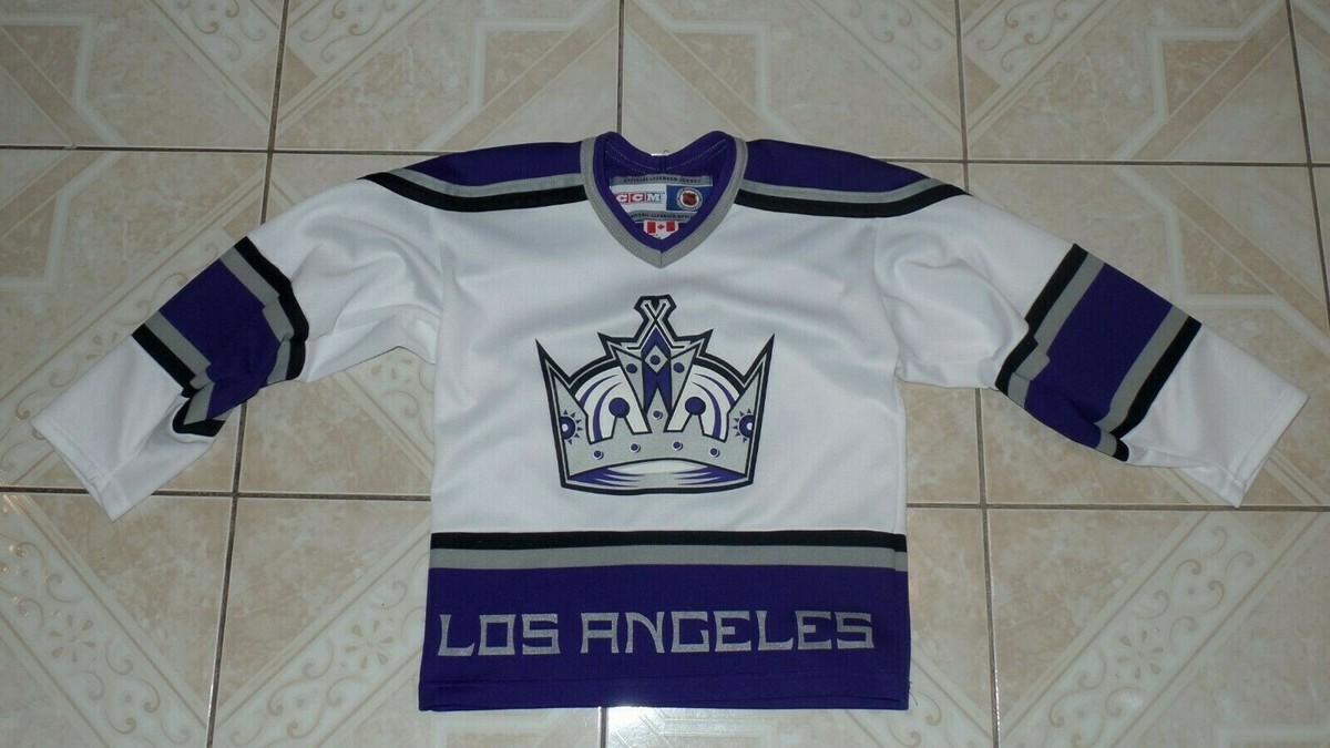 Purple Youth Kings Hockey Jersey AUTH Los Angeles Kings CCM NHL