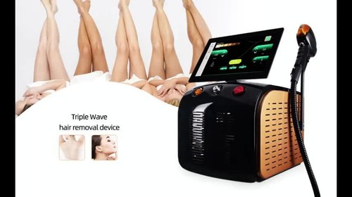 808nm Diode Laser Painless Hair Removal Skin Rejuvenation Machine for Salon Spa - Video 1 of 1