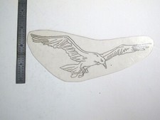 vtg 1960s 1970s Tattoo acetate stencil Large Gull signed BR4