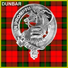 Dunbar Scottish Clan Badge, Pewter